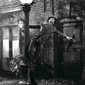 Kunstdruck Liby - Gene Kelly singing Rain 50x70cm