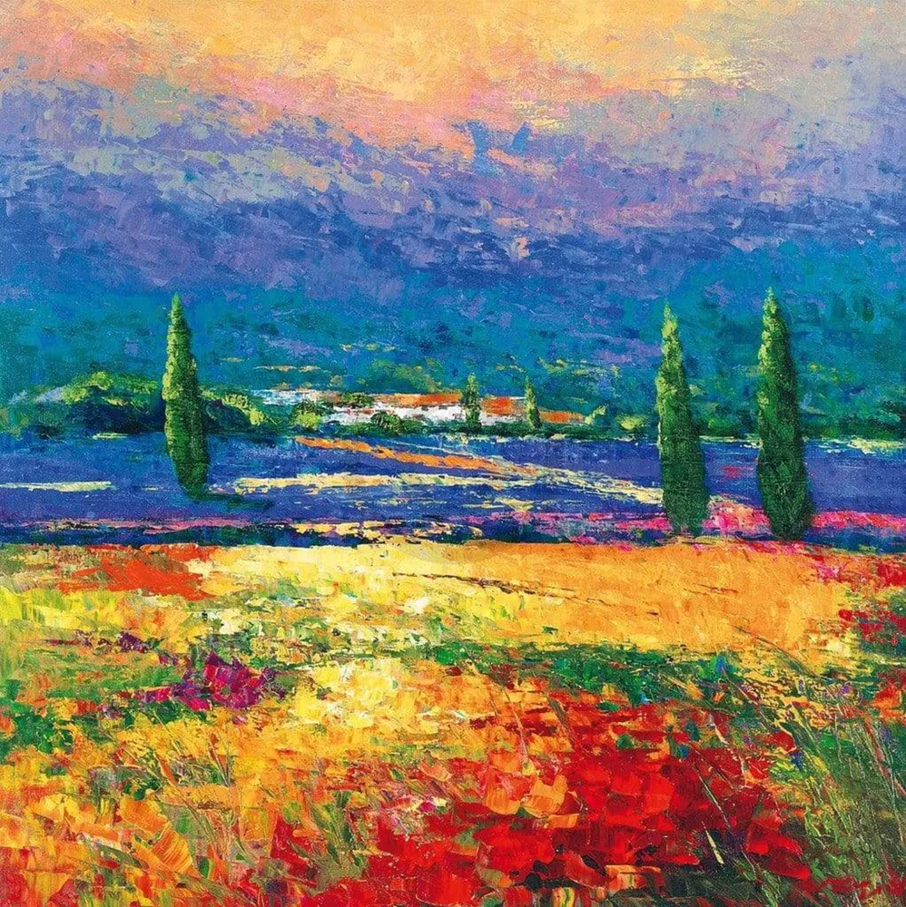 Kunstdruck Madjid - Provence II 70x70cm