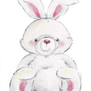 Kunstdruck Makiko - Rabbit 24x30cm
