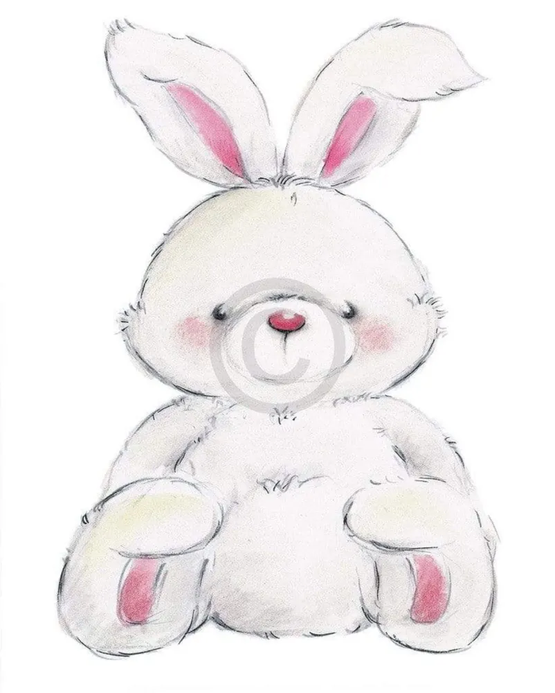 Kunstdruck Makiko - Rabbit 24x30cm