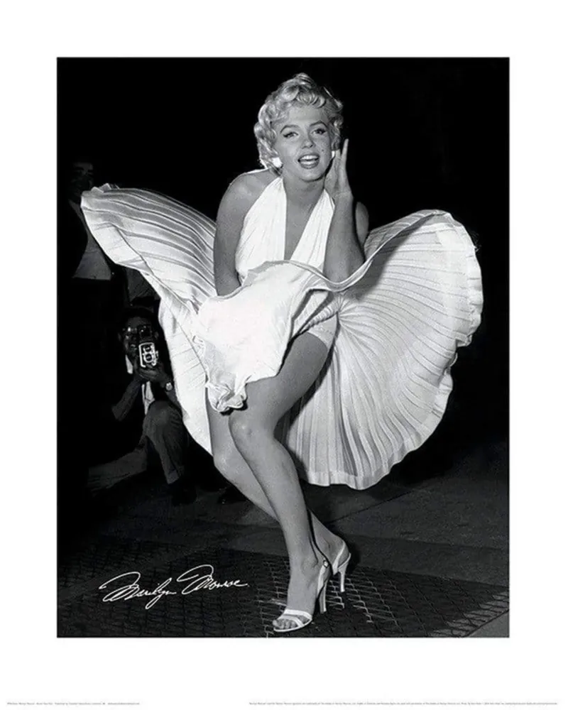 Kunstdruck Marilyn Monroe - Seven Year Itch 40x50cm