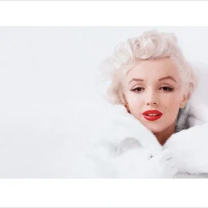 Kunstdruck Marilyn Monroe - White 50x40cm