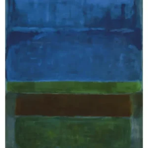 Kunstdruck Mark Rothko Blue, Green and Brown 71x94cm