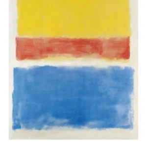 Kunstdruck Mark Rothko - Untitled Yellow-Red and Blue 60x80cm