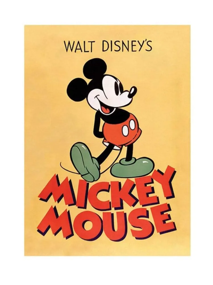 Kunstdruck Mickey Mouse - Mickey 60x80cm