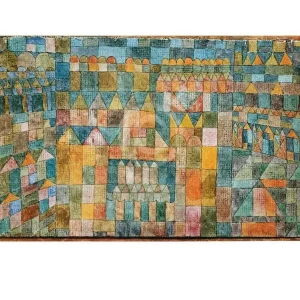 Kunstdruck Paul Klee - Quartiere 72x47cm
