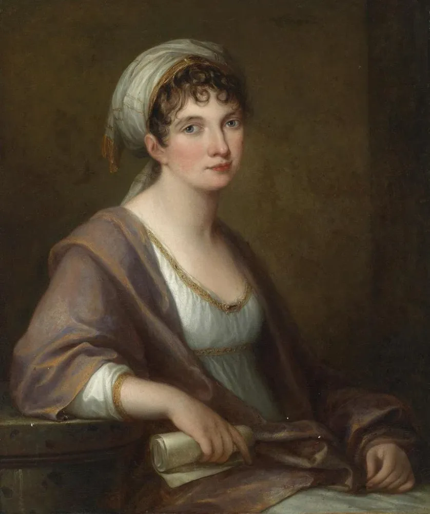 Kunstdruck Portrait der Prinzessin Franziska von Kaunitz, Rietberg - Angelica Kauffman | Reproduktion