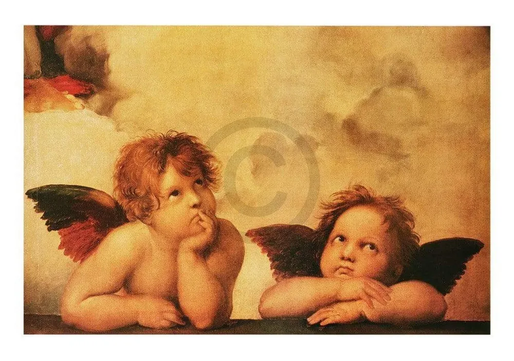 Kunstdruck Raffael - Angeli 100x70cm