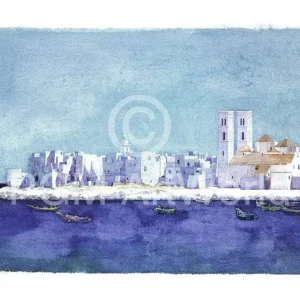 Kunstdruck Ralf Westphal - Molfetta, Apulien 90x70cm