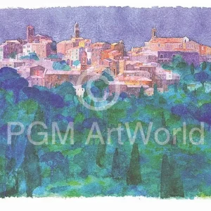 Kunstdruck Ralf Westphal - Montepulciano / Toskana 90x70cm
