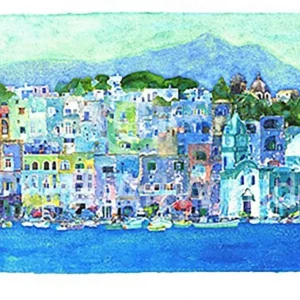Kunstdruck Ralf Westphal - Procida / Kampanien 100x70cm