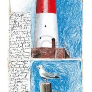 Kunstdruck Sabine Gerke - Büsum 25x60cm
