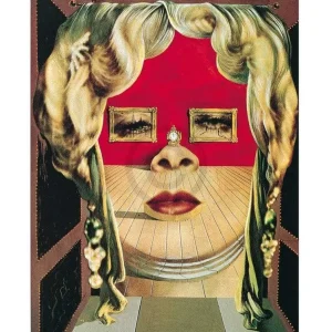 Kunstdruck Salvador Dali - Il volto di Mae West 60x80cm