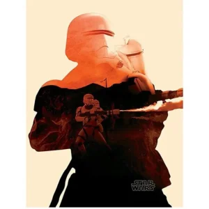 Kunstdruck Star Wars - Episode VII Flametrooper Tri 60x80cm