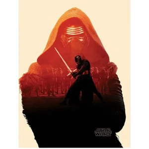 Kunstdruck Star Wars - Episode VII Kylo Ren Tri 60x80cm
