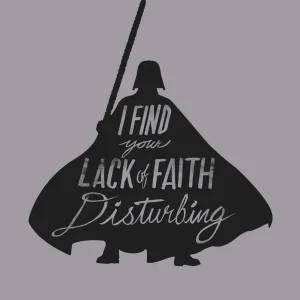 Kunstdruck Star Wars - Silhouette Quotes Vader 40x50cm