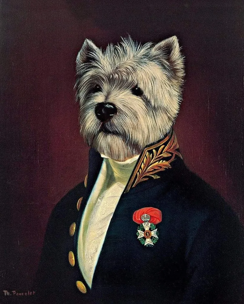 Kunstdruck Thierry Poncelet - Officer's Mess 27,9x35,5 cm