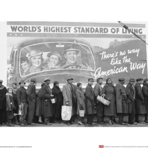 Kunstdruck Time Life - World's Highest Standard Living 30x40cm