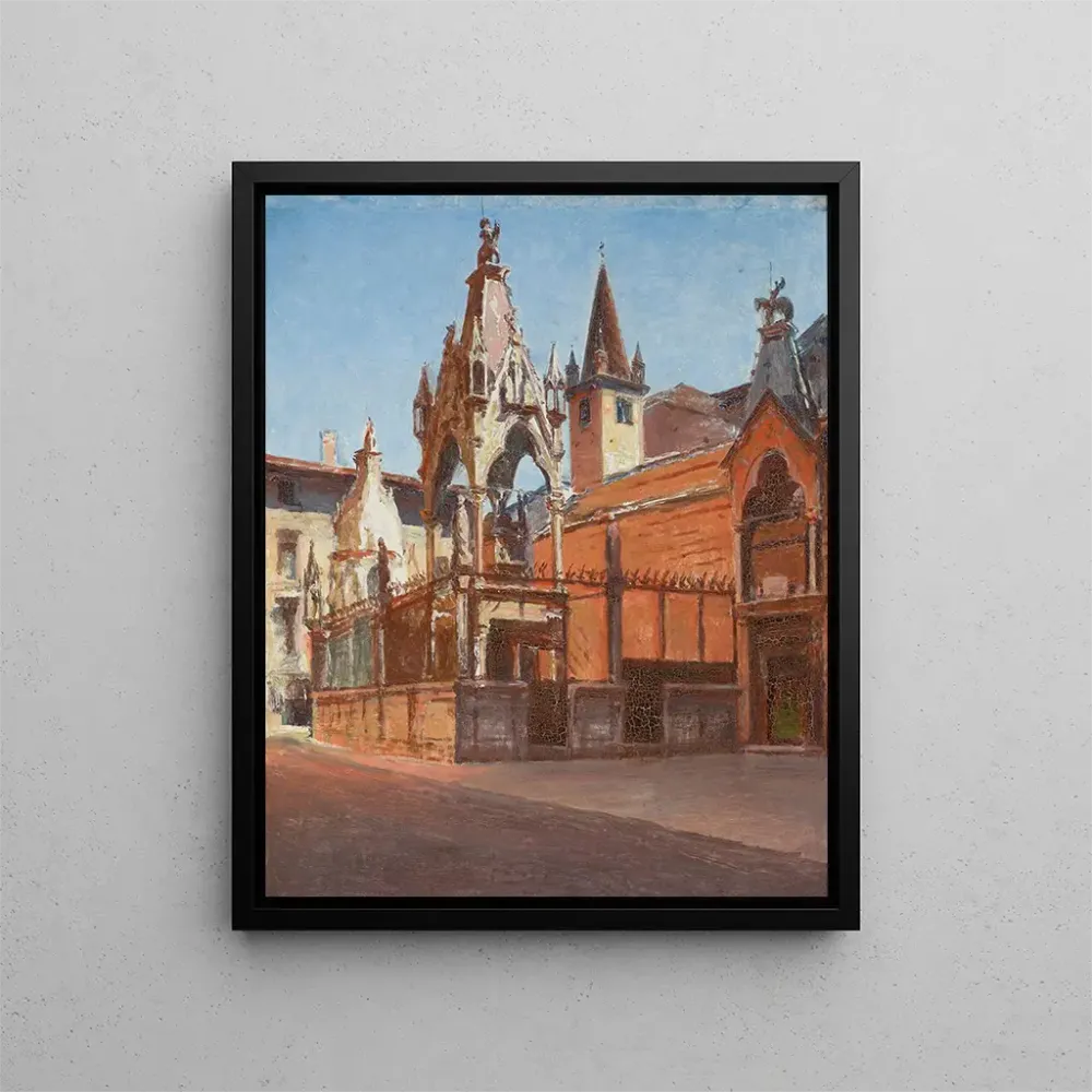 Kunstdruck Tombeaux des Scaliger à Vérone - Aleksander Gierymski | Kunstdruck