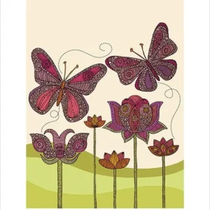 Kunstdruck Valentina Ramos - Butterflies 60x80cm