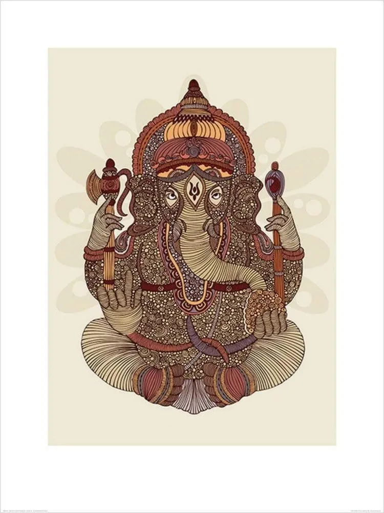 Kunstdruck Valentina Ramos - Ganesha 60x80cm