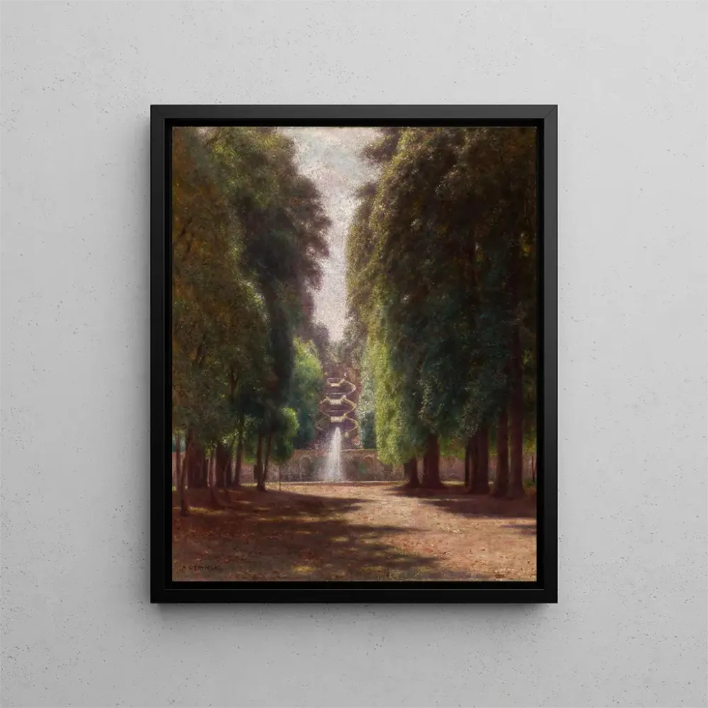 Kunstdruck Villa Torlonia à Frascati - Aleksander Gierymski | Reproduktion