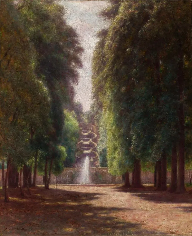 Kunstdruck Villa Torlonia à Frascati - Aleksander Gierymski | Reproduktion
