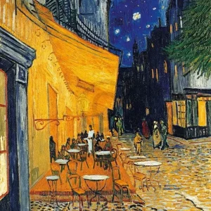 Kunstdruck Vincent Van Gogh - Café-Terrasse am Abend 21x29.7cm