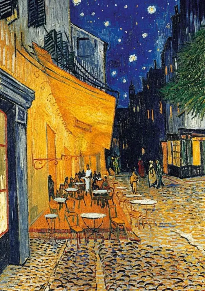 Kunstdruck Vincent Van Gogh - Café-Terrasse am Abend 21x29.7cm