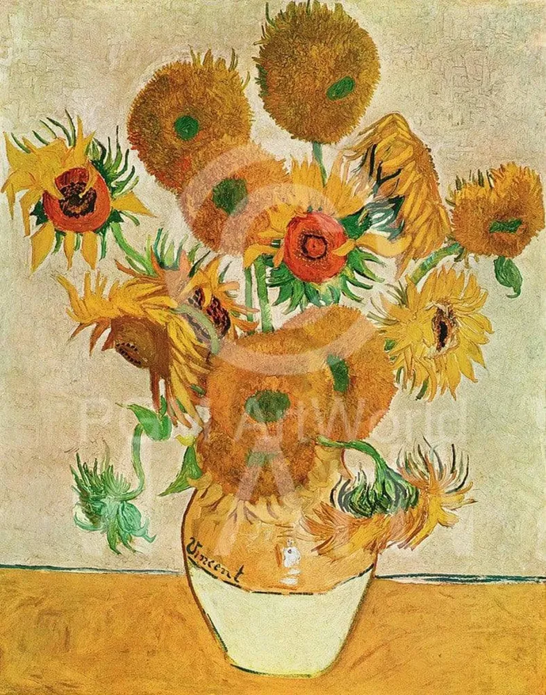 Kunstdruck Vincent Van Gogh - Sunflowers 50x70cm