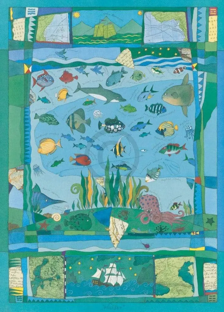 Kunstdruck Vitali P. Konstantinov - Wasser 48x67cm