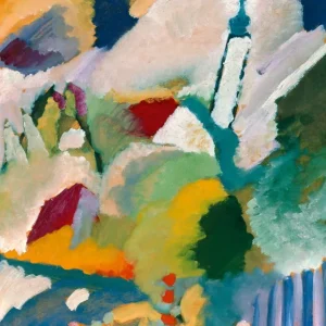 Kunstdruck Wassily Kandinsky - Kirche Murnau 60x80cm