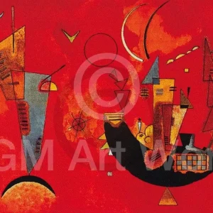 Kunstdruck Wassily Kandinsky - Mit und Gegen 70x50cm
