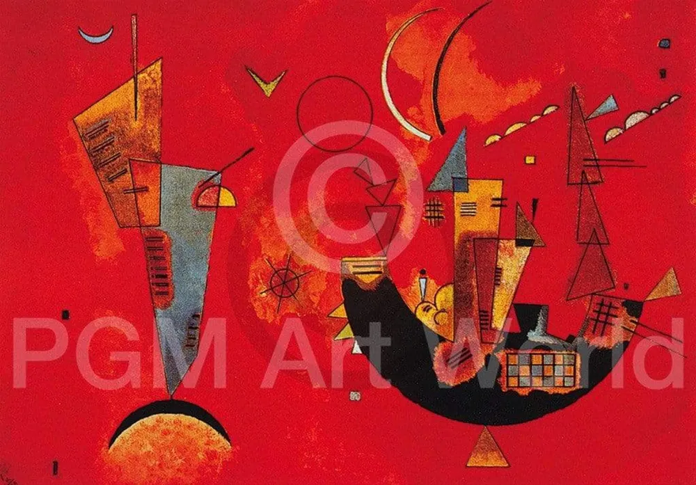 Kunstdruck Wassily Kandinsky - Mit und Gegen 70x50cm