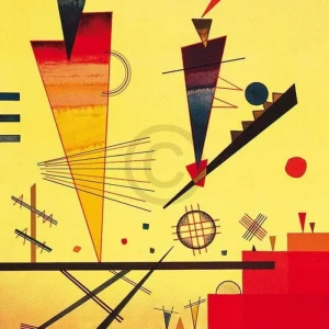 Kunstdruck Wassily Kandinsky - Struttura allegra 70x100cm