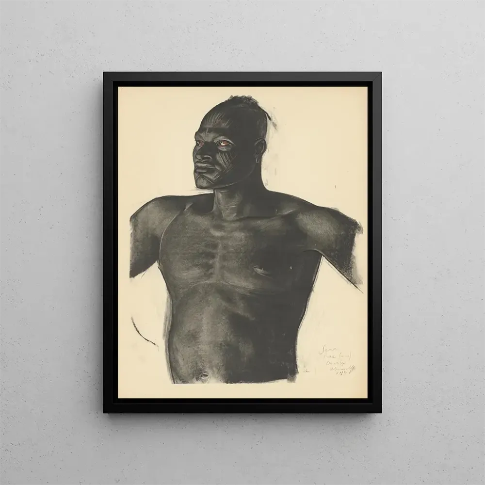 Kunstdruck Zeichnungen und Gemälde Afrikas pl. 19 - Alexandre Iacovleff | Kunstdruck