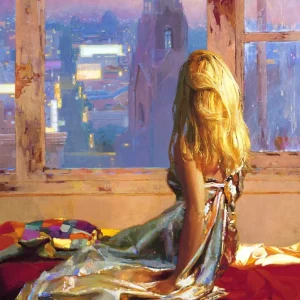 Kunstdruck Zhaoming Wu - Twinkling City 70x90cm