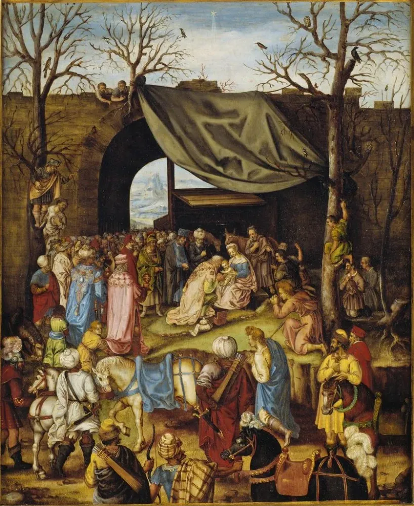 L'Adoration des Mages - Anonyme | Kunstdruck