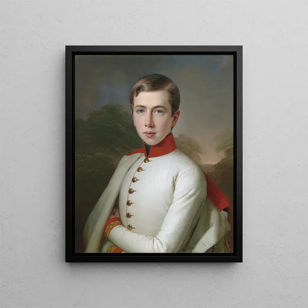 L'archiduc Charles-Louis d'Autriche 1833-1896 im Alter von 15 Jahren - Anton Einsle