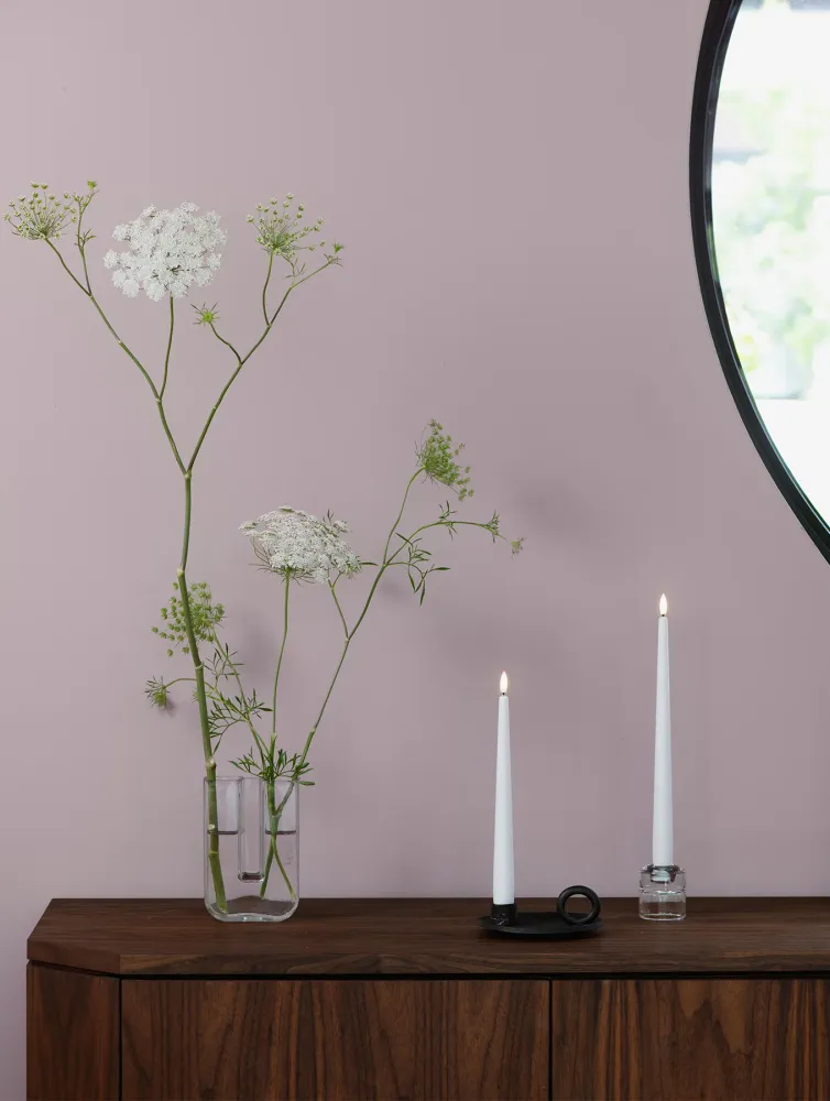 LED-Stabkerzen 2er-Set - White