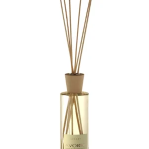 LINARI AVORIO Diffusor Raumduft 500ml mit Kapillarstäbchen Set
