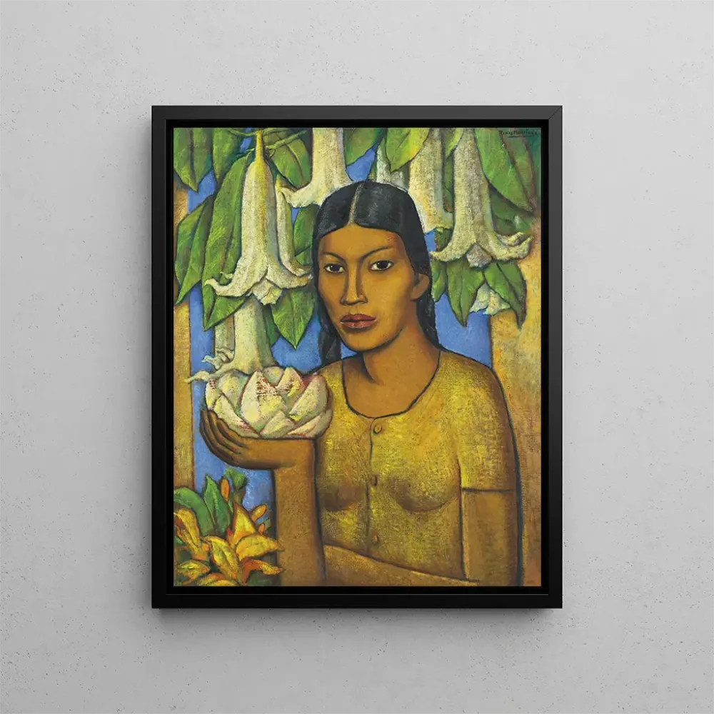 L'Indien des floripondios - Alfredo Ramos Martínez | Kunstdruck