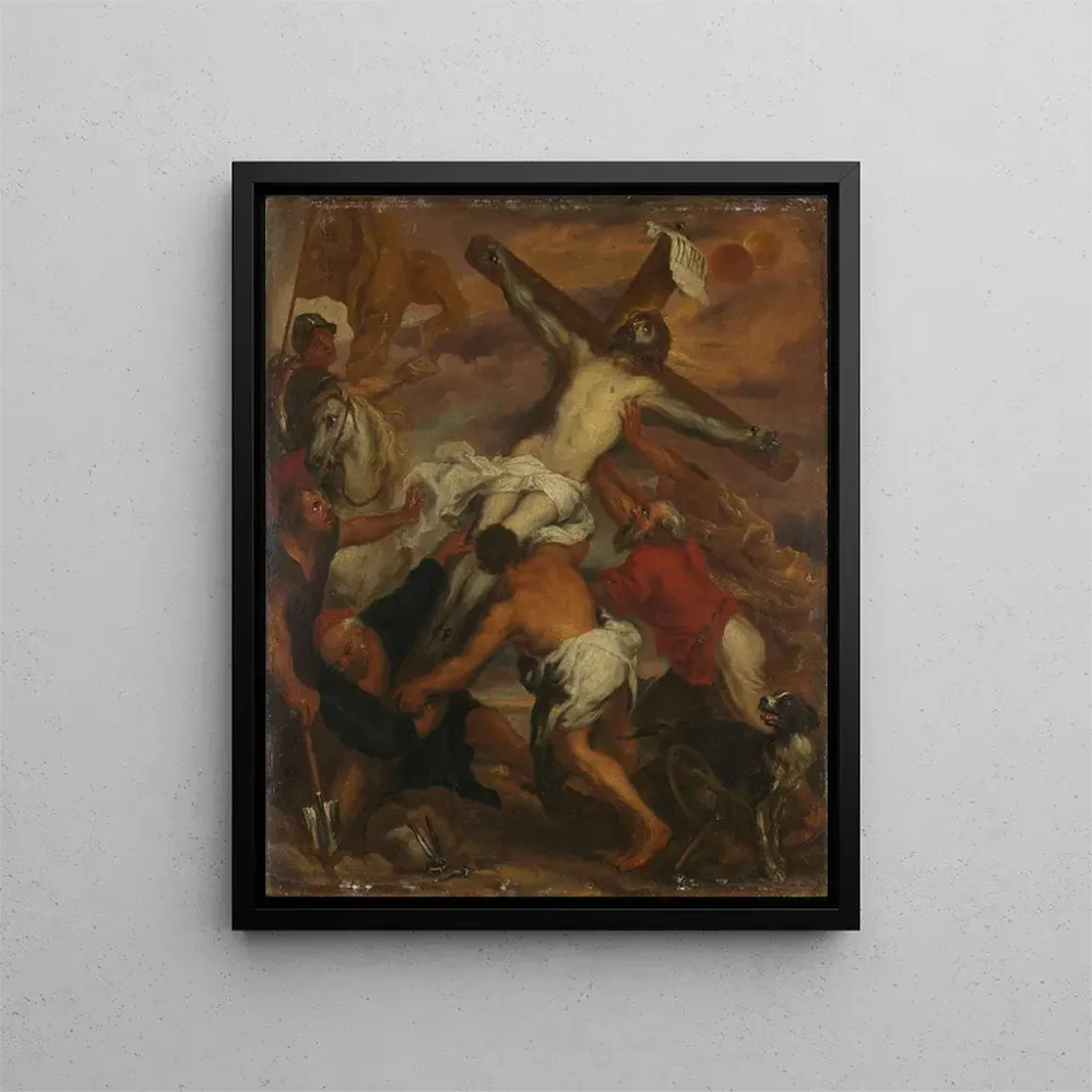 L'Érection de la Croix - Anonyme | Kunstdruck