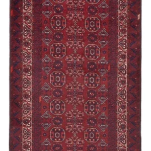 Läufer Afghan - Buchara - 285 x 82 cm - rot