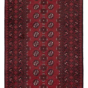 Läufer Afghan - Filpa - 190 x 98 cm - dunkelrot