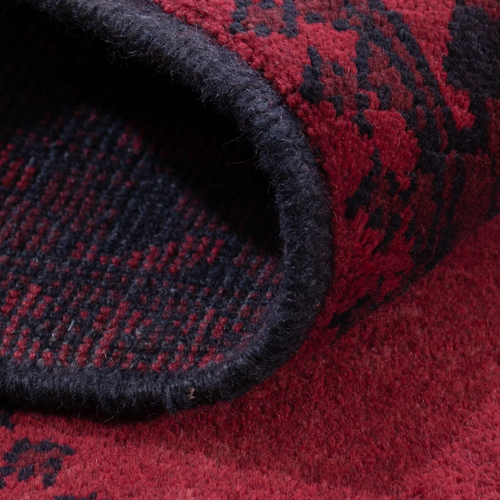 Läufer Afghan - Filpa - 293 x 80 cm - rot