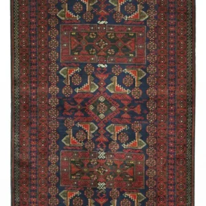 Läufer Belutsch - 194 x 101 cm - dunkelrot