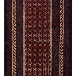 Läufer Belutsch - 200 x 114 cm - dunkelrot