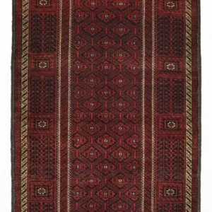 Läufer Belutsch - 203 x 101 cm - dunkelrot