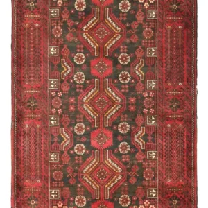 Läufer Belutsch - 210 x 105 cm - dunkelrot